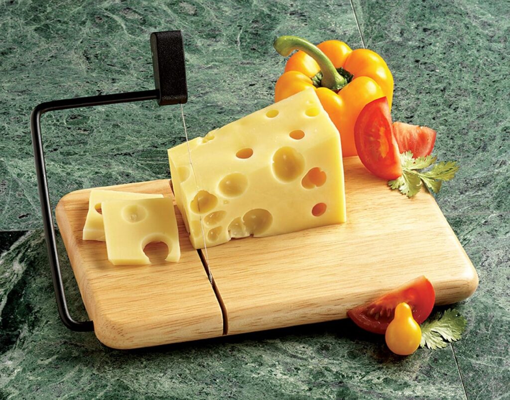 Prodyne Thick Beechwood Cheese Slicer, 9 ½ x 6 x ⅞