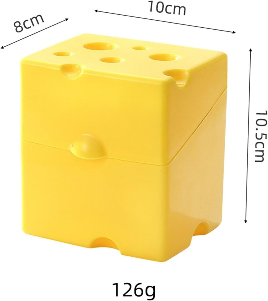 Cheese Slice Container for Fridge - Flip Cover Cheese Box Reusable Accessories Kitchen Tools Easy to Clean Cheese Slice Holder Keeps Cheese Fresh Longer